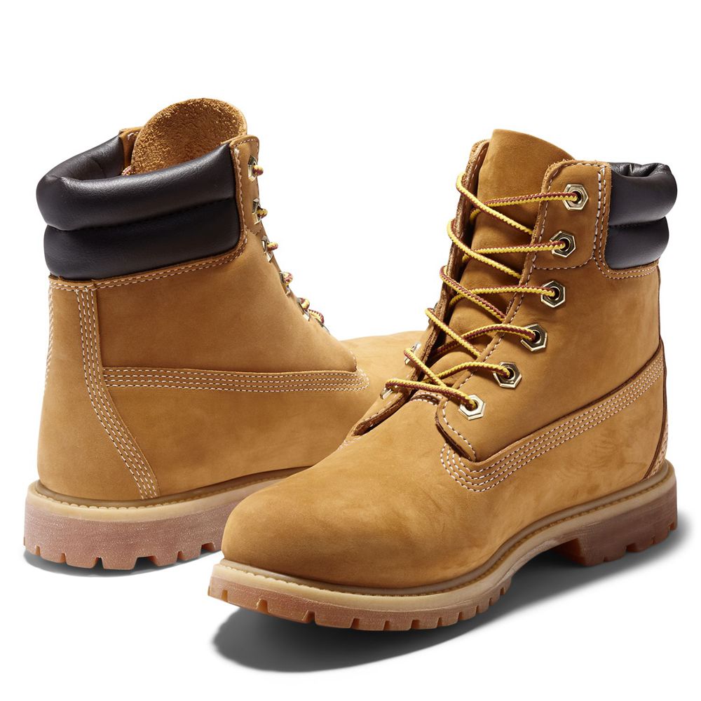 Bocanci 6-Inch Timberland Dama Maro - Waterville Waterproof - Romania - MHCSAI102